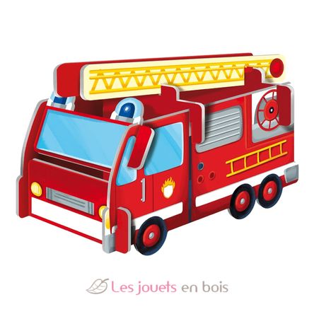 Buch und Puzzle Die Feuerwehrleute SJ-304321 Sassi Junior 4