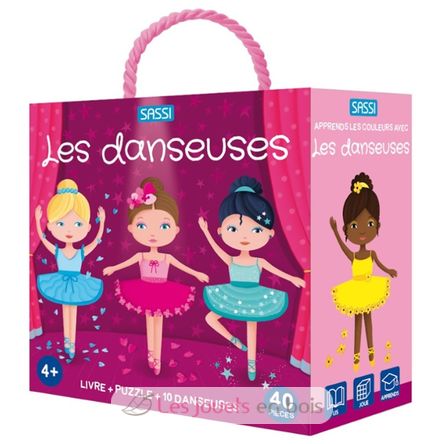 Buch und Puzzle Die Tänzerinnen SJ-305526 Sassi Junior 1
