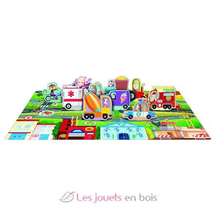 Buch und Puzzle Die Fahrzeuge SJ-305571 Sassi Junior 2
