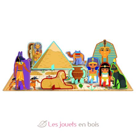 Buch und Puzzle Ägypten SJ-313736 Sassi Junior 2