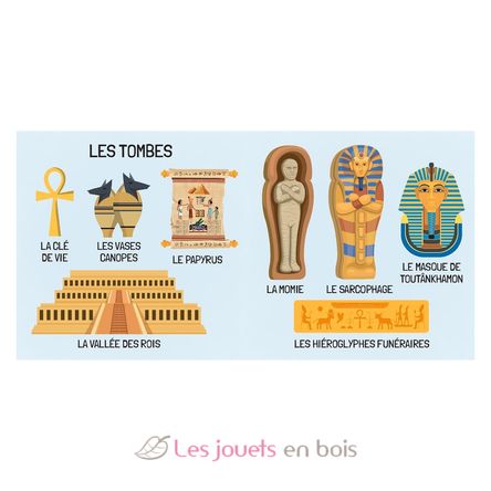 Buch und Puzzle Ägypten SJ-313736 Sassi Junior 5