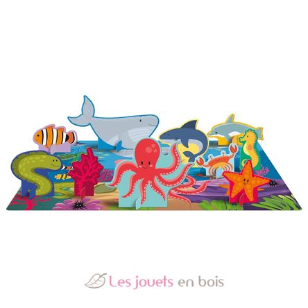 Buch und Puzzle Das Meer SJ-313767 Sassi Junior 2
