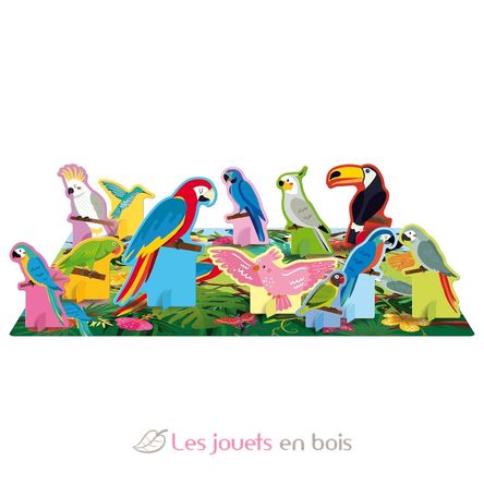 Buch und Puzzle Die Vögel SJ-329331 Sassi Junior 3