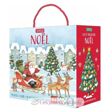 Buch und Puzzle Weihnachten SJ-331617 Sassi Junior 1