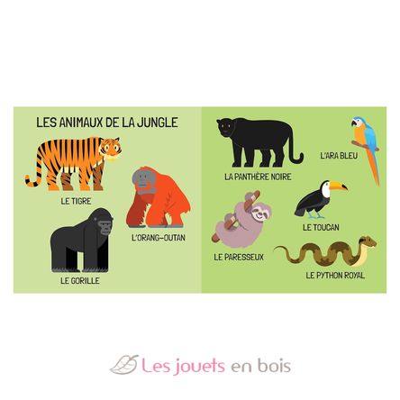 Buch und Puzzle Die Tiere SJ-355361 Sassi Junior 3