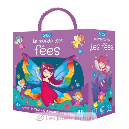 Buch und Puzzle Die Feen SJ-356795 Sassi Junior 1
