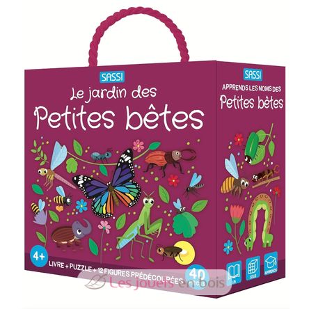 Buch und Puzzle Die kleinen Tierchen SJ-380929 Sassi Junior 1