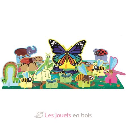 Buch und Puzzle Die kleinen Tierchen SJ-380929 Sassi Junior 2