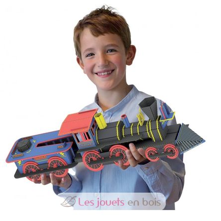 Baue ein Lokomotive 3D SJ-7636 Sassi Junior 6