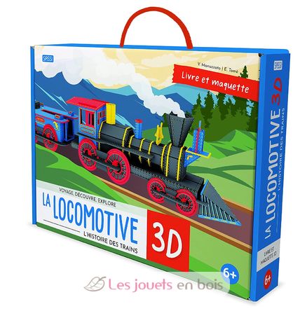 Baue ein Lokomotive 3D SJ-7636 Sassi Junior 1