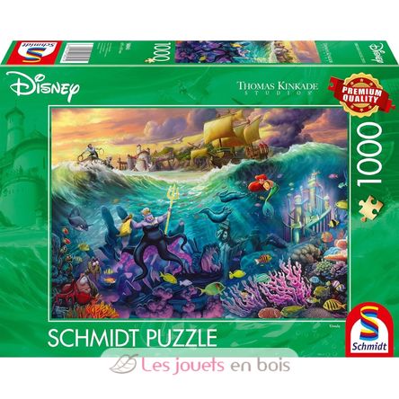 Puzzle Ursula Kleine Meerjungfrau 1000 Teile S-58041 Schmidt Spiele 2