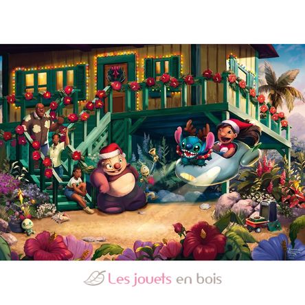 Puzzle Lilo und Stitch Aloha Christmas 1000 Teile S-58049 Schmidt Spiele 2