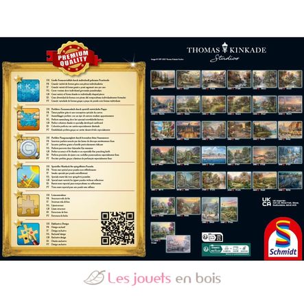 Puzzle Herbstabend am See 1000 Teile S-58784 Schmidt Spiele 6