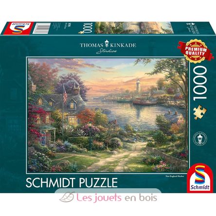 Puzzle Hafen in Neuengland 1000 Teile S-58785 Schmidt Spiele 1