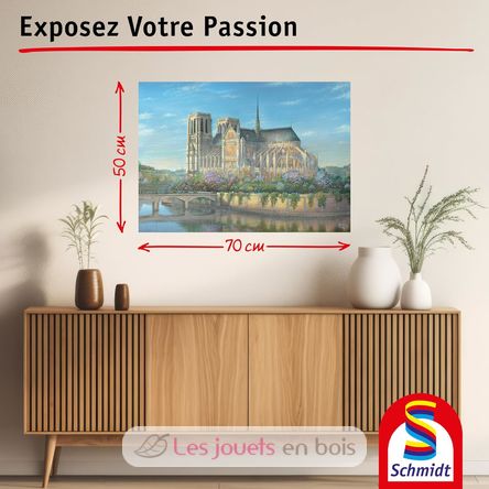 Puzzle Notre Dame 1000 Teile S-58796 Schmidt Spiele 3