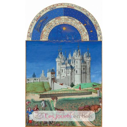 September der Frères de Limbourg A1366-80 Puzzle Michele Wilson 4