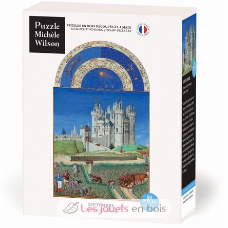 September der Frères de Limbourg A1366-80 Puzzle Michele Wilson 1