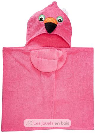 Kinder Handtuch Franny der Flamingo ZOO-122-001-005 Zoocchini 1
