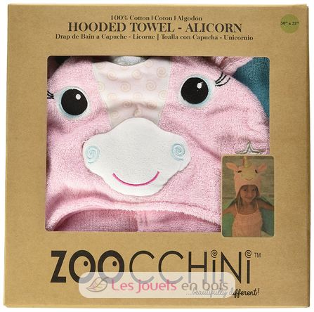 Kinder Kapuzen-Handtuch Allie das Alicorn ZOO-122-001-012 Zoocchini 4