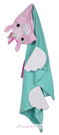 Kinder Kapuzen-Handtuch Allie das Alicorn ZOO-122-001-012 Zoocchini 2