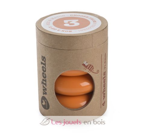 Mini Flip - Set von 4 Rädern Orange WBD-5139 Wishbone Design Studio 1