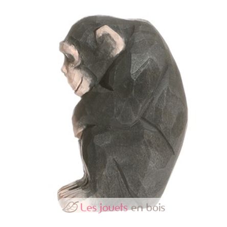 Figur Schimpanse aus Holz WU-40722 Wudimals 1