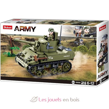 Army WWII - Leichter Panzer der Alliierten SL-M38-B0856 Sluban 1