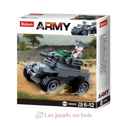 Army WWII - Deutsches Panzerfahrzeug SL-M38-B0680C Sluban 2