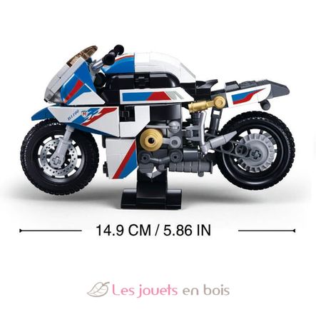 Model Bricks - Rennmotorrad SL-M38-B1129 Sluban 4