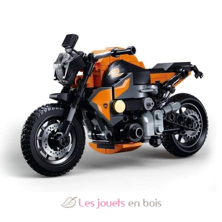 Model Bricks - Oranges Motorrad SL-M38-B1130 Sluban 2