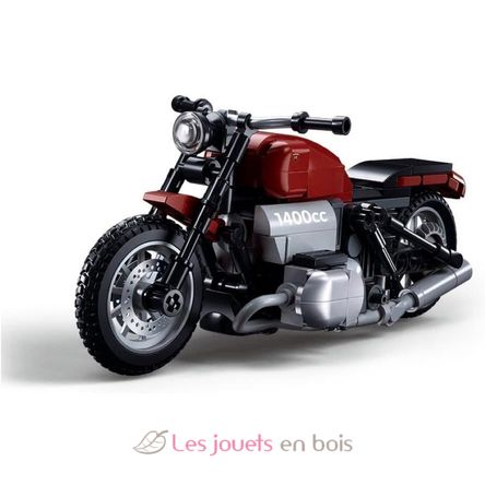 Model Bricks - Motorrad im Harley-Stil SL-M38-B1131 Sluban 2