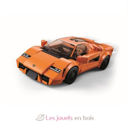 Model Bricks - Orangefarbener Sportwagen SL-M38-B1127 Sluban 2
