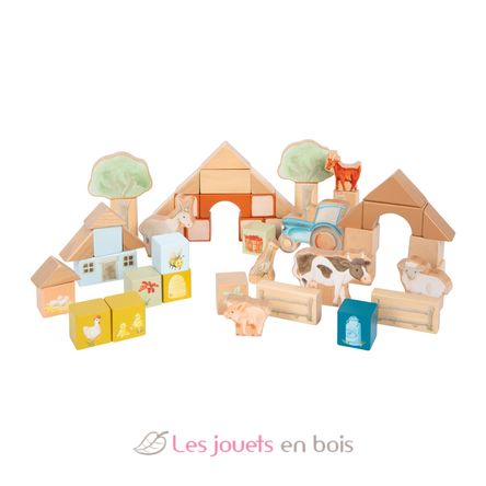 Holzbausteine Bauernhof LE12905 Small Foot company 1