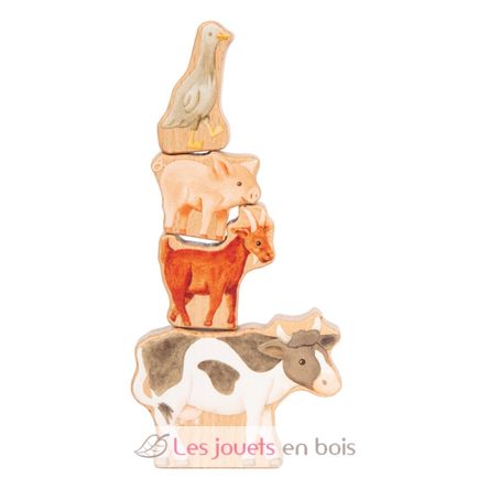 Holzbausteine Bauernhof LE12905 Small Foot company 8