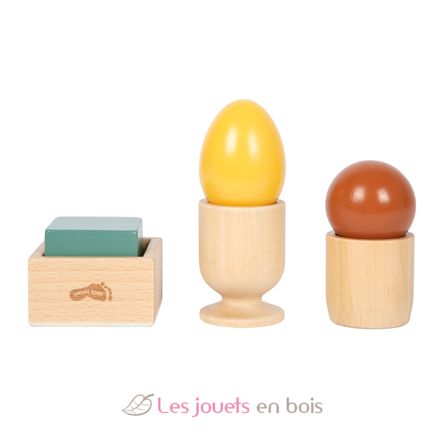 Montessori Sortierspiel mit Kugel, Würfel und Ei LE12925 Small Foot company 4