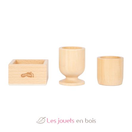 Montessori Sortierspiel mit Kugel, Würfel und Ei LE12925 Small Foot company 6