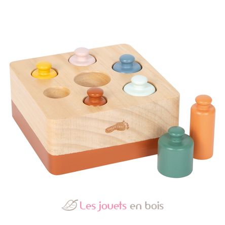 Montessori Steckspiel mit Zylindern LE12932 Small Foot company 1