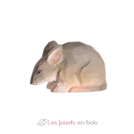 Figur Maus aus Holz WU-40606 Wudimals 1