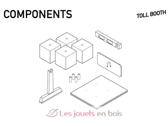 Toll Booth C-STAC4TB1 Candylab Toys 3