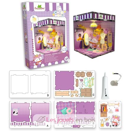 Mini-Szene zum Gestalten Chibi Box Fuchs SYCREA092 Sycomore 3