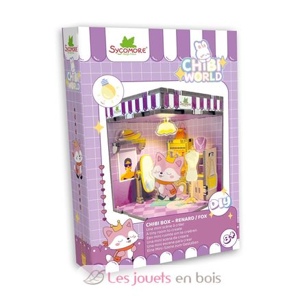 Mini-Szene zum Gestalten Chibi Box Fuchs SYCREA092 Sycomore 1
