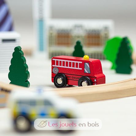 Stadt London Holzeisenbahn Set BJ-T0099 Bigjigs Toys 2