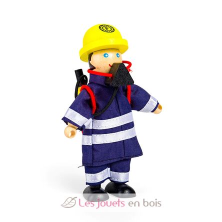 Feuerwehrmänner, Spielfigur BJ-T0117 Bigjigs Toys 7