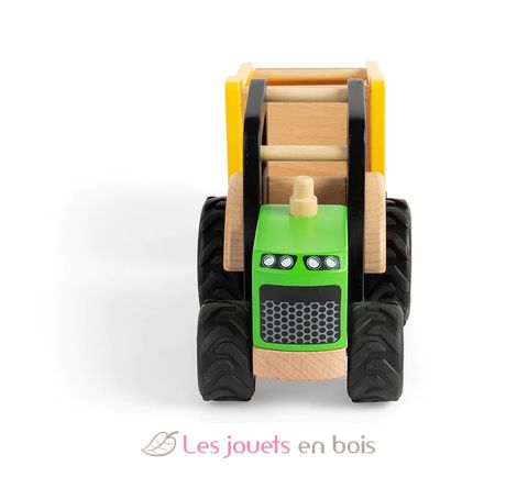 Traktor und Anhänger aus Holz BJ-T0534 Bigjigs Toys 3
