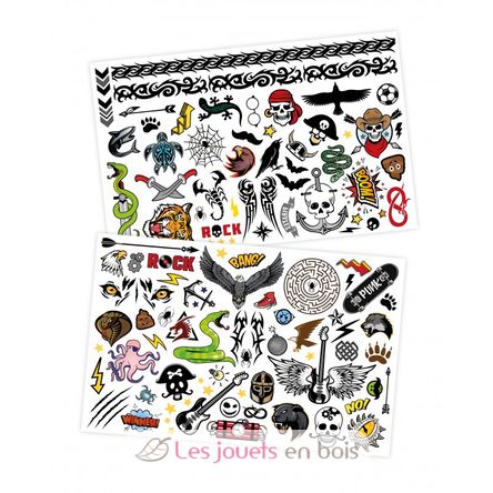 75 auswaschbare Tattoos Rock BUK-TA006 Buki France 2