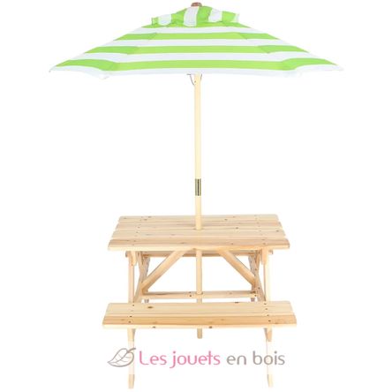 Kinder-Picknicktisch mit Sonnenschirm ED-KG401 Esschert Design 2