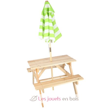 Kinder-Picknicktisch mit Sonnenschirm ED-KG401 Esschert Design 3