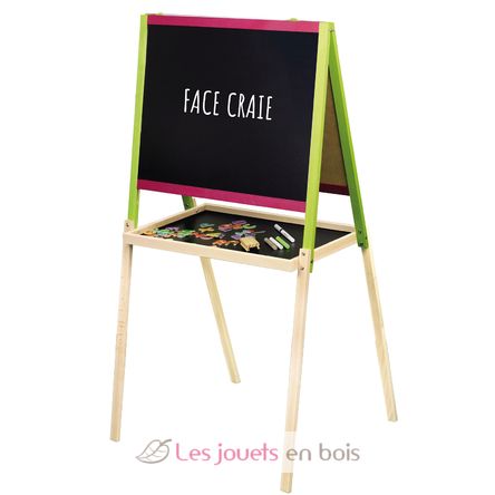 Tafel für Kinder aus Holz mit Zeichenfunktion JJ8725 Jeujura 3