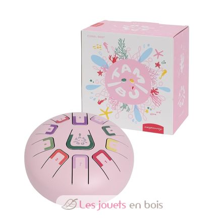 Zungentrommel 11 Töne Rosa JCTMB08P Tambú 5