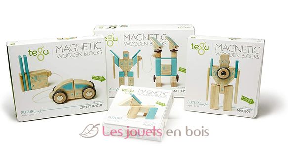 Magnetische Holzblöcke Magbot TG-MGB-TL1-405T Tegu 12